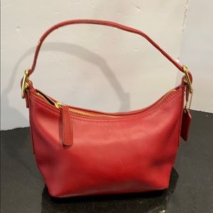 Coach wristlet in red